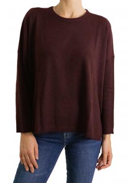 Maglione girocollo tinta unita 